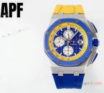 APF Factory Swiss 3126 Audemars Piguet R.O.O Camouflage Replica Watch Yellow inner 42mm